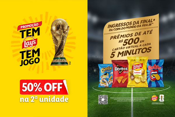 Salgadinhos Pepsico de 29/06 ate 05/07